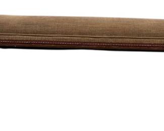 Upholstered Bench wCarved Legs