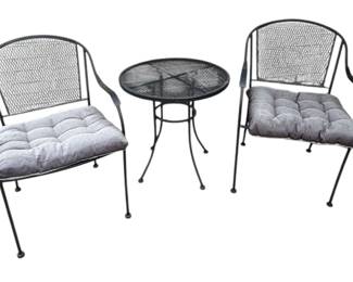 Black Iron Patio Set