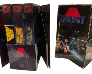 Star Wars Trilogy VHS tapes