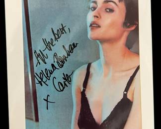 Helena Bonham Carter Autographed Photo