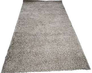 Taupe Shag Area Rug