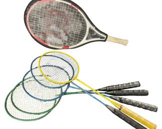 5 Badminton Rackets Tennis Racket