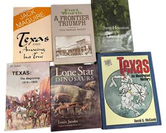 Collection Of 6 Texas History Books