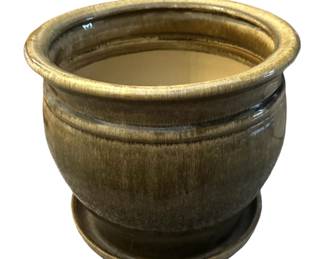 Handcrafted Stoneware Flower Pot