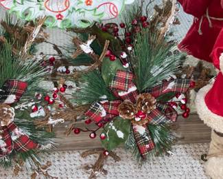 Christmas Decorated Twig Snowflake Wall Hangings