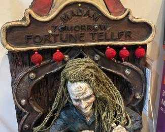Oversized Halloween Fortune Teller Light-Up Figure