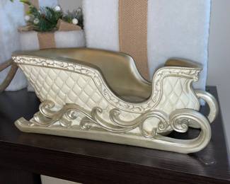 Christmas Sled Tabletop Decor