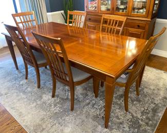Dining Room Table Set W/ 6 Chairs