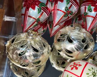 Beautiful Glass Christmas Ornament Collection