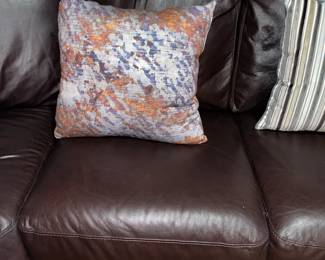 Large Leather Living Room Sectional Sofa Couch