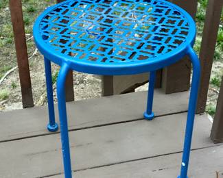 Blue Outdoor Table