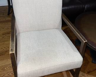 Mid-Century Modern Style Upholstered Arm Chair