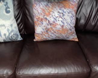Large Leather Living Room Sectional Sofa Couch