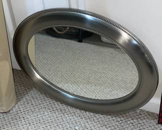 Silver Framed Wall Mirror