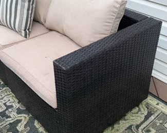 Large Outdoor Sectional Sofa W/ Cushions & Pillows By PatioJoy