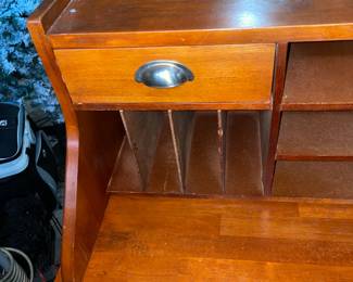 Wood Desk W/ Pull Out Table