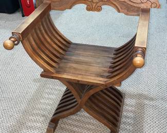 Hand Carved X-Wing Arm Chair