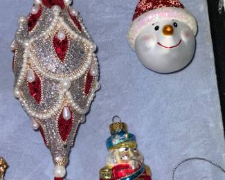 Beautiful Glass Christmas Ornament Collection