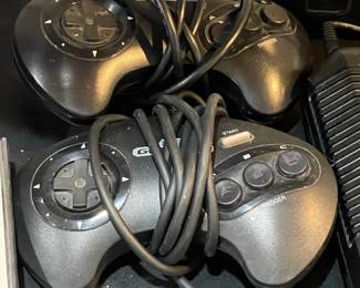 SEGA Genesis Game System W/ Power Plugs & 2 Controllers