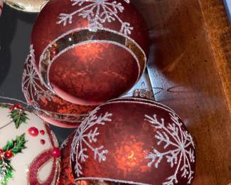 Beautiful Glass Christmas Ornament Collection