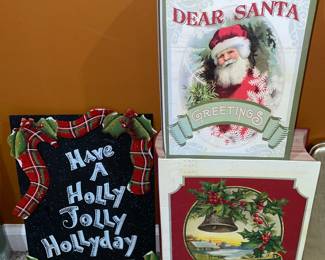 Christmas Book Storage Boxes