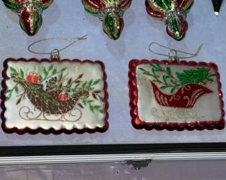 Beautiful Glass Christmas Ornament Collection