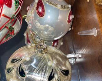 Beautiful Glass Christmas Ornament Collection
