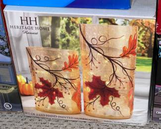 Light-Up Fall Candles