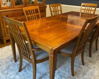 Dining Room Table Set W/ 6 Chairs