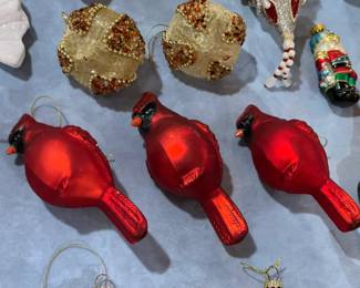 Beautiful Glass Christmas Ornament Collection