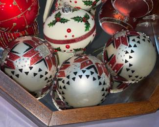 Beautiful Glass Christmas Ornament Collection