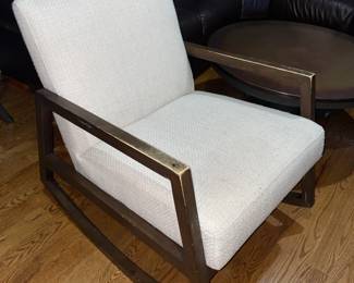Mid-Century Modern Style Upholstered Arm Chair