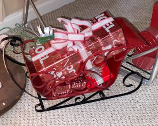 Christmas Sled Decor