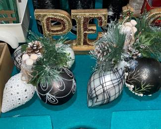 Glass Ornament Bundles Decor