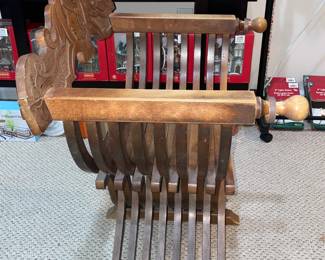 Hand Carved X-Wing Arm Chair