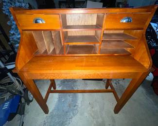 Wood Desk W/ Pull Out Table