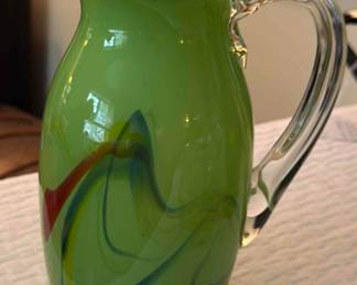 Vintage Murano Glass Pitcher