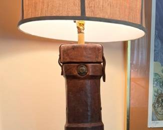 Vintage surveyors case lamp