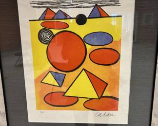 Signed artist proof by Alexander Calder