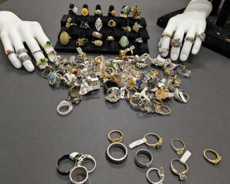 Lots of rings, some sterling