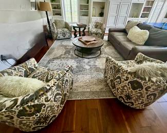 Sleeper sofa + chairs