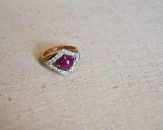 14K gold ring