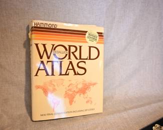 vintage World Atlas book