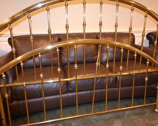 Brass Head and Foot board bed and Frame