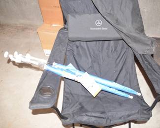 Folding Chair and Chair beach umbrella
