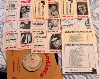KNOW Radio and KVET Austin radio jocks and "billboard charts" for 1969 and 1970