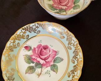 Paragon Cabbage Rose cup and saucer