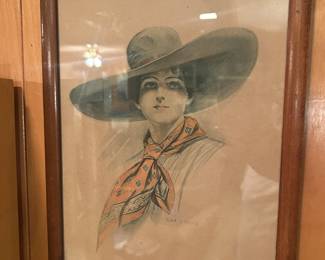 Ralph O. Yardley "Portrait of a Woman"