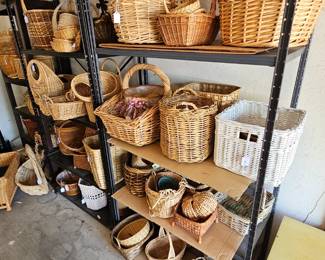 Baskets of all sizes and shapes