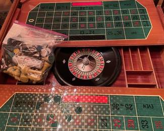 game table roulette parts